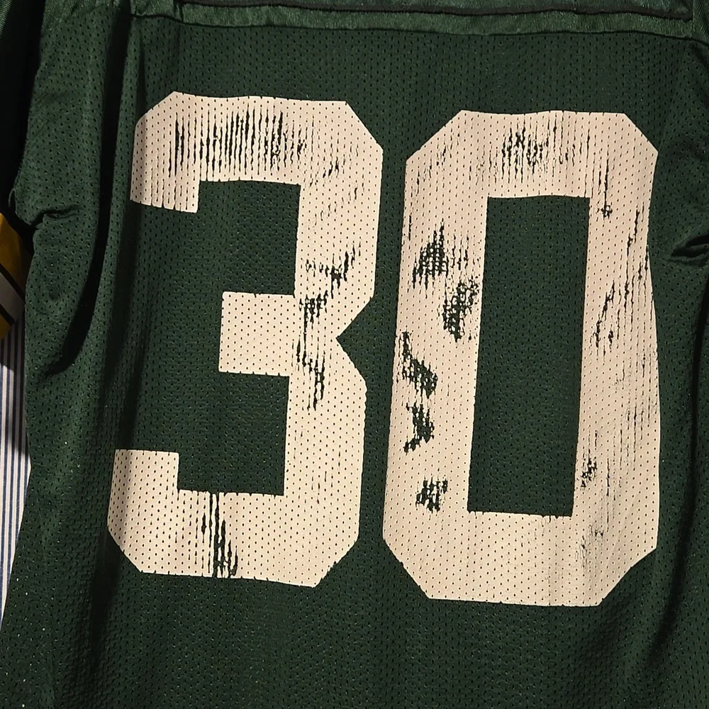 Vintage Green Bay Packers Ahman Green #30 NFL Adidas Football Jersey Medium